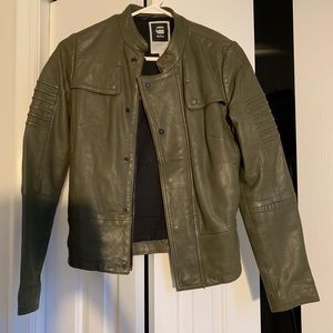 G Star Raw Leather Jacket